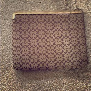 Coach Logo Padded iPad Holder